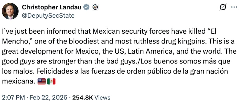 Christopher Landau on X