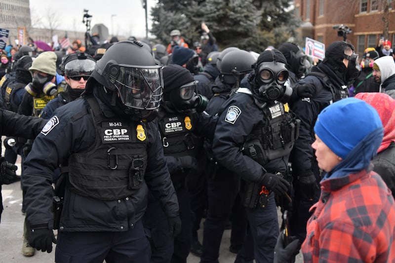 Federal agents in Minnesota.