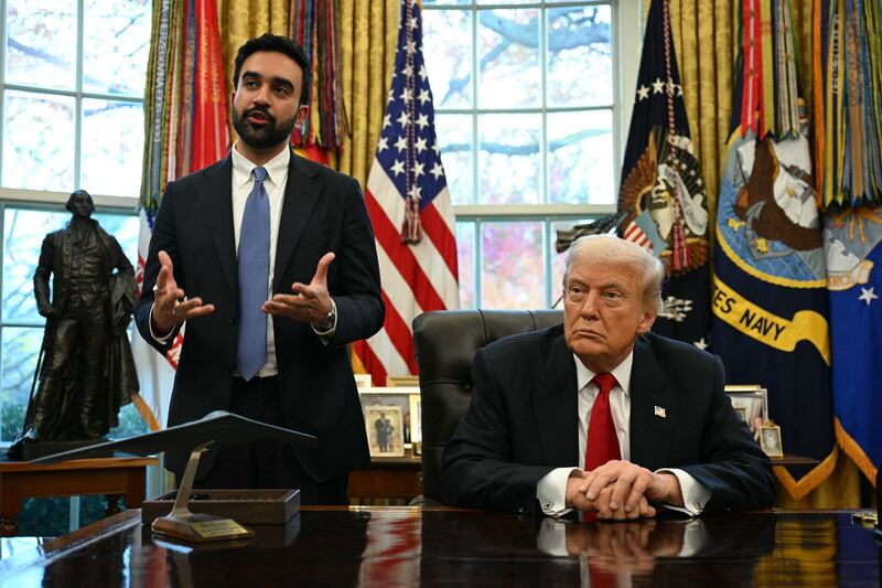 President Donald Trump lavished praise on New York City Mayor-elect Zohran Mamdani as a "very rational person" during their Oval Office appearance and dismissed criticism after attacking him as a "communist lunatic" during the campaign.