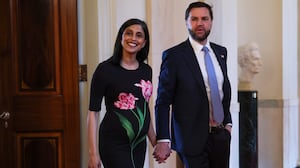 Second lady Usha Vance and U.S. Vice President JD Vance.