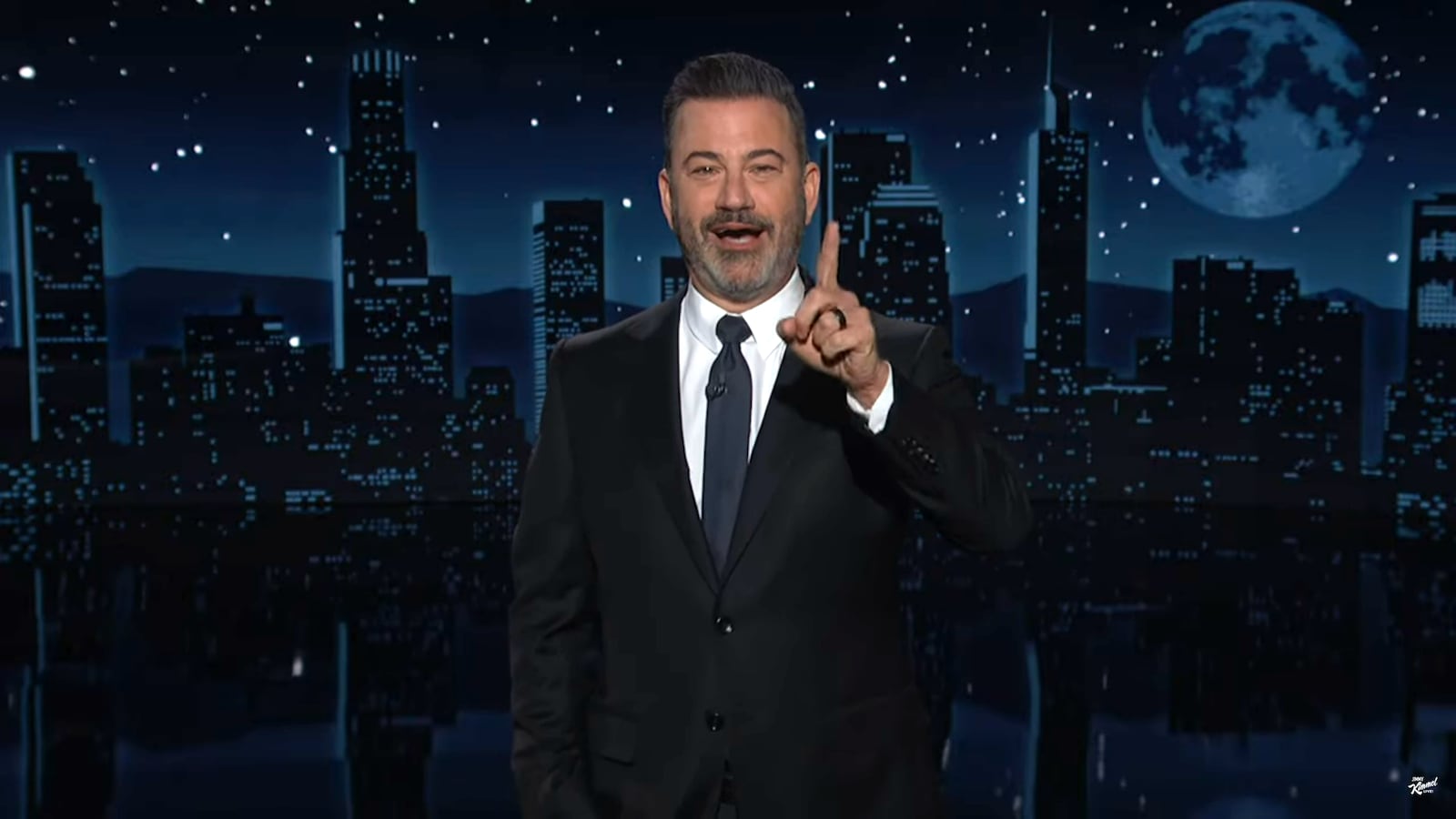 Jimmy Kimmel explaining a theory of his