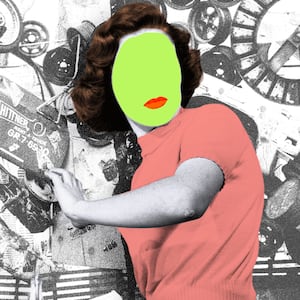 retro woman