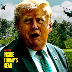 Donald Trump at Camp David