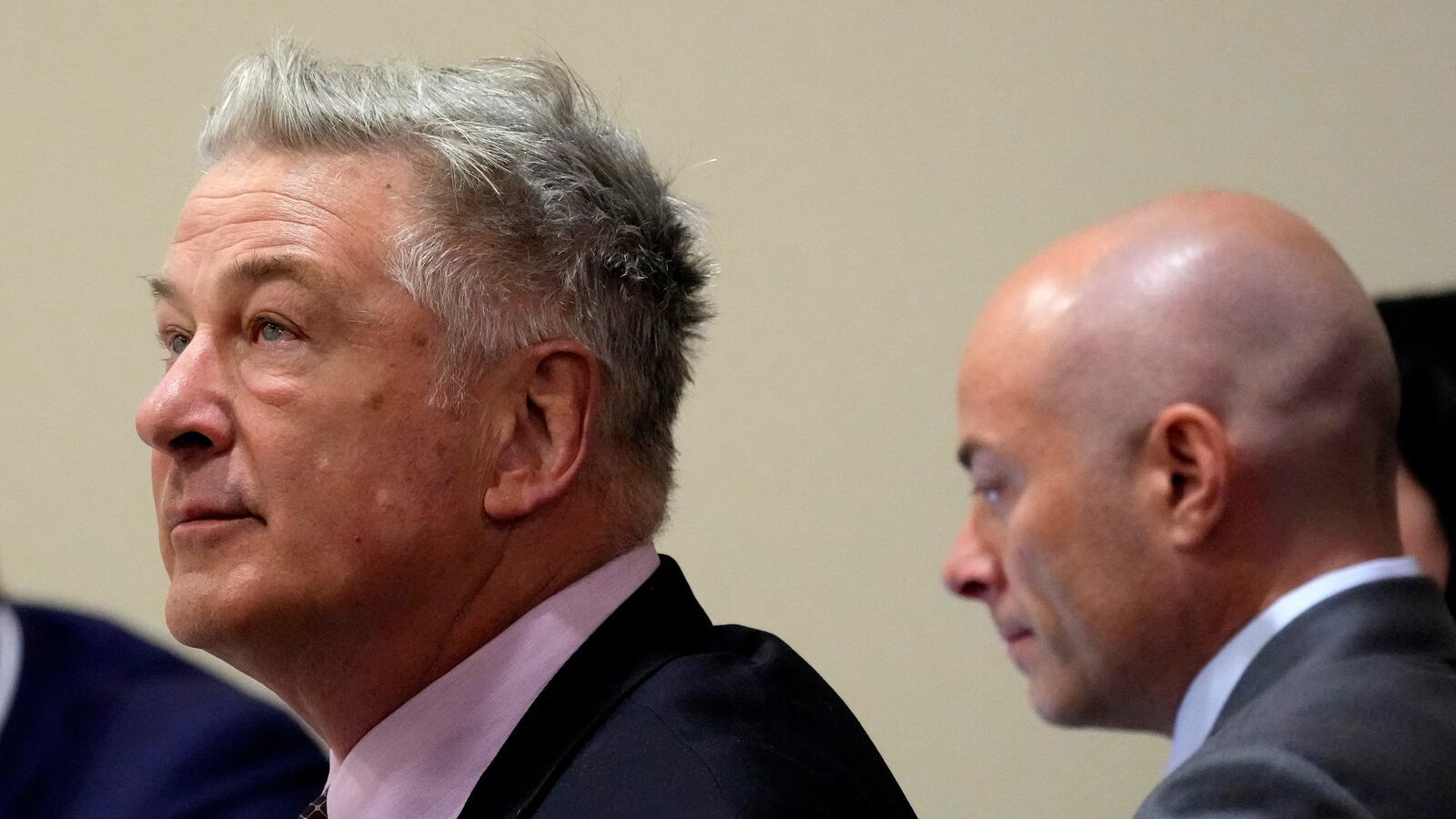 Alec Baldwin at his involuntary manslaughter trial.