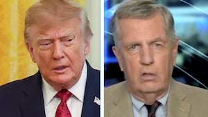 Donald Trump and Fox News analyst Brit Hume.