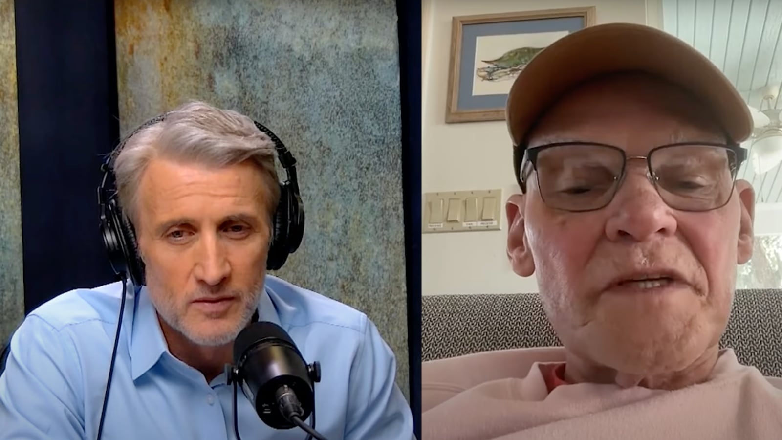 Dan Abrams and James Carville.