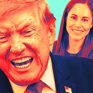 Donald Trump, Karoline Leavitt and Emily Underwood