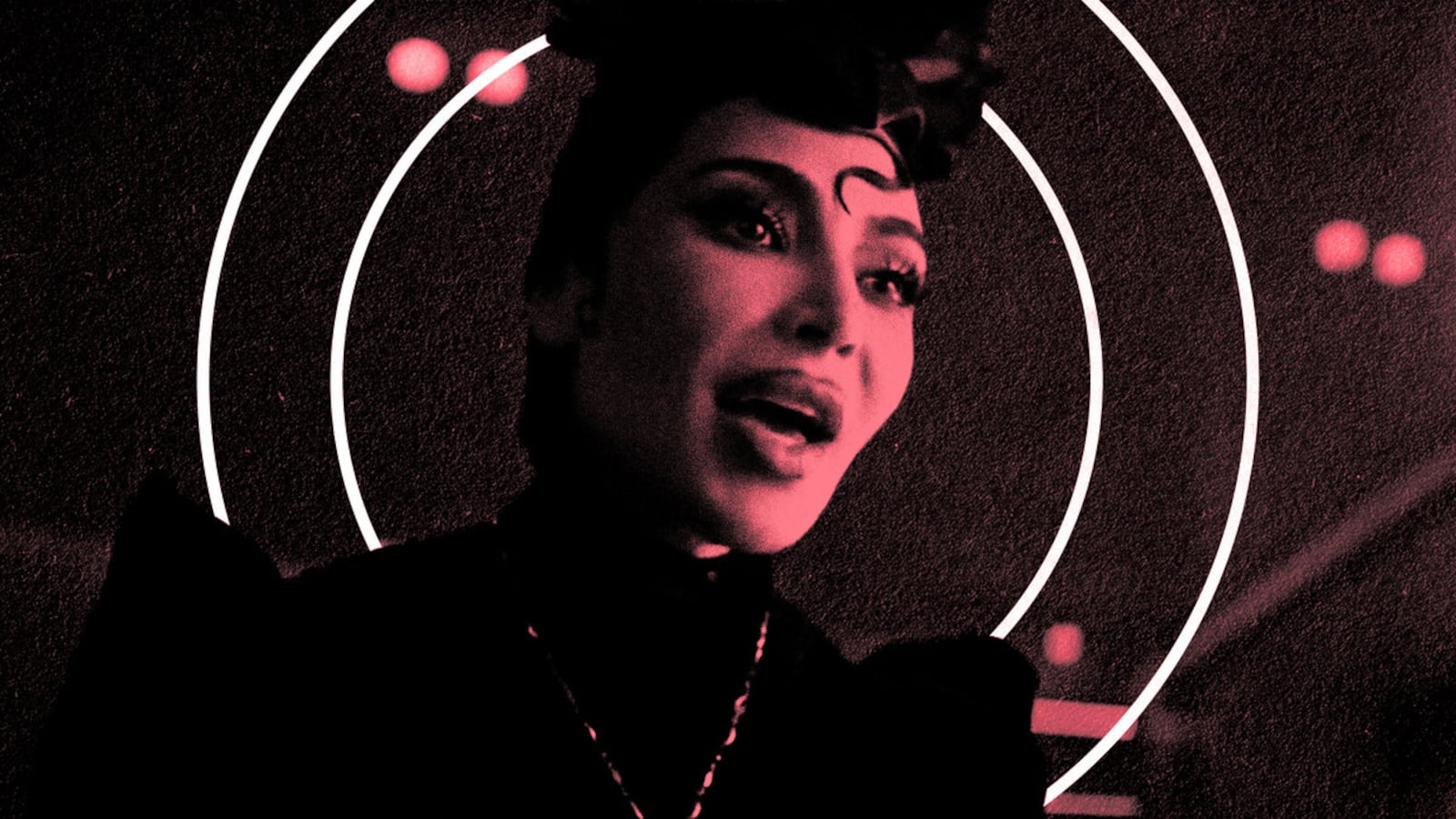 A photo illustration of Kim Kardashian in American Horror Story: Delicate