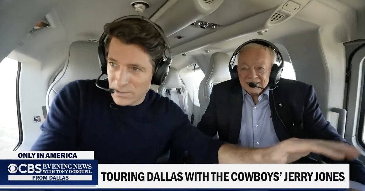 Anti-Elite-Fernsehmoderator erkundet die Lüfte im Hubschrauber eines ...