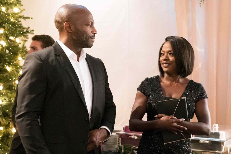 Viola Davis and Billy Brown in "How to Get Away With Murder"