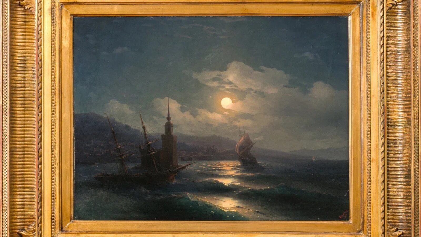 Ivan Aivazovsky, Moonlit Night.