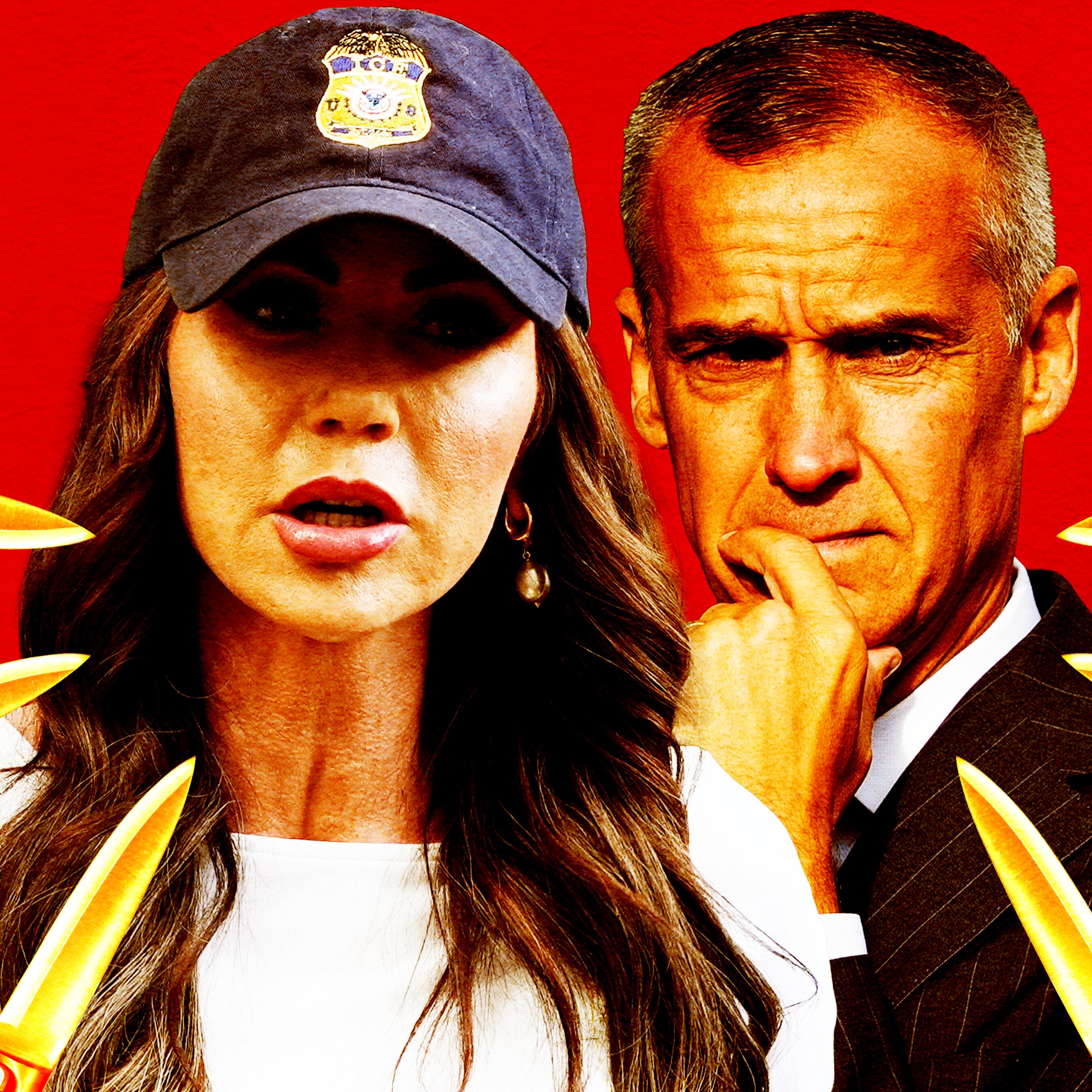 Knives Are Out for ICE Barbie Kristi Noem and Her Lover Corey