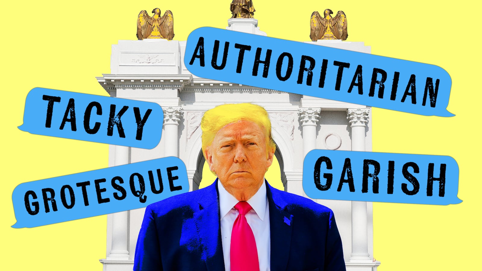 Donald Trump and public comments for the proposed Triumphal Arch in Washington, D.C.