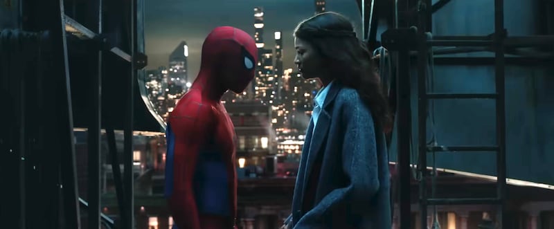 Tom Holland and Zendaya in "Spider-Man: Brand New Day."