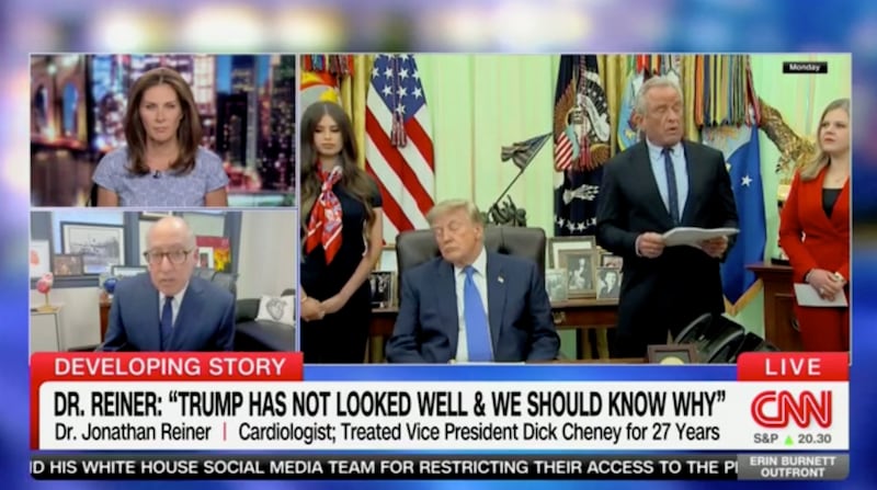 Dr. Jonathan Reiner discusses Trump's health on CNN.