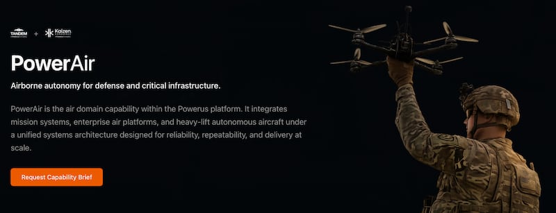 Powerus has a military drone supply arm.