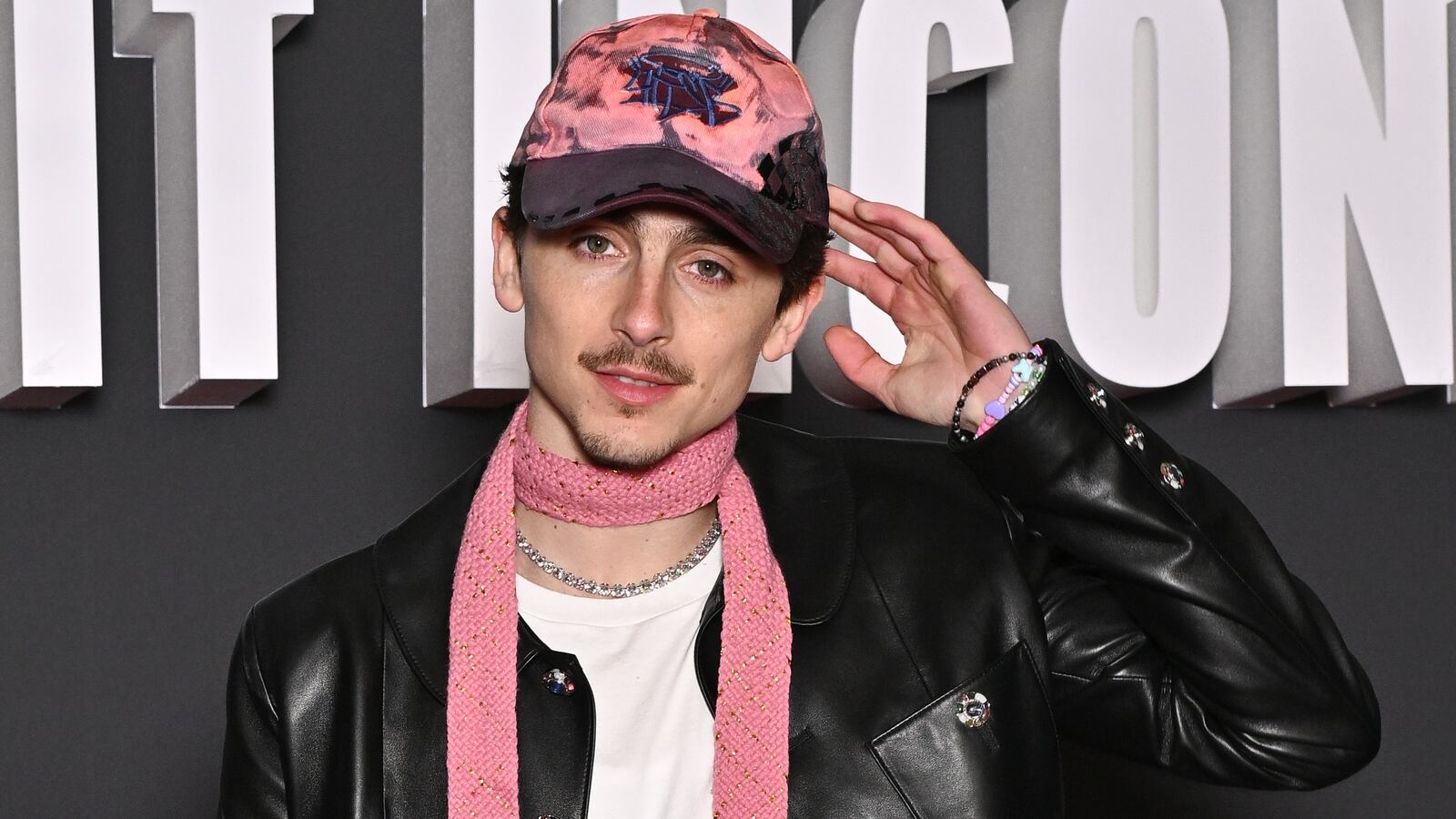 Timothée Chalamet attends the "A Complete Unknown" Premiere at Le Grand Rex on January 15, 2025 in Paris