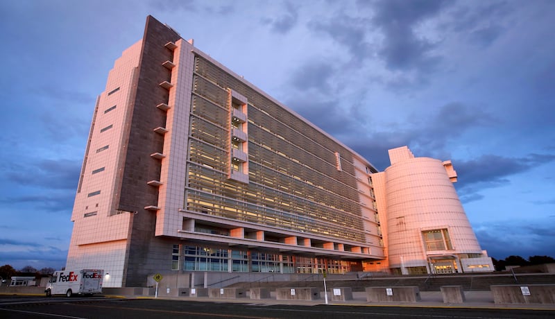 Central Islip, N.Y.: The Alfonse M. D'Amato United States Courthouse in Central Islip, New York