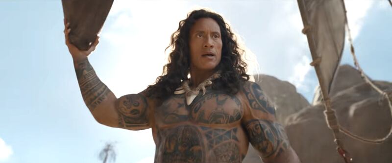 Johnson as Maui