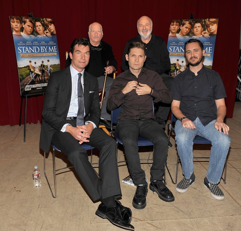The cast of "Stand By Me" celebrated the film's 25th anniversary in 2011.