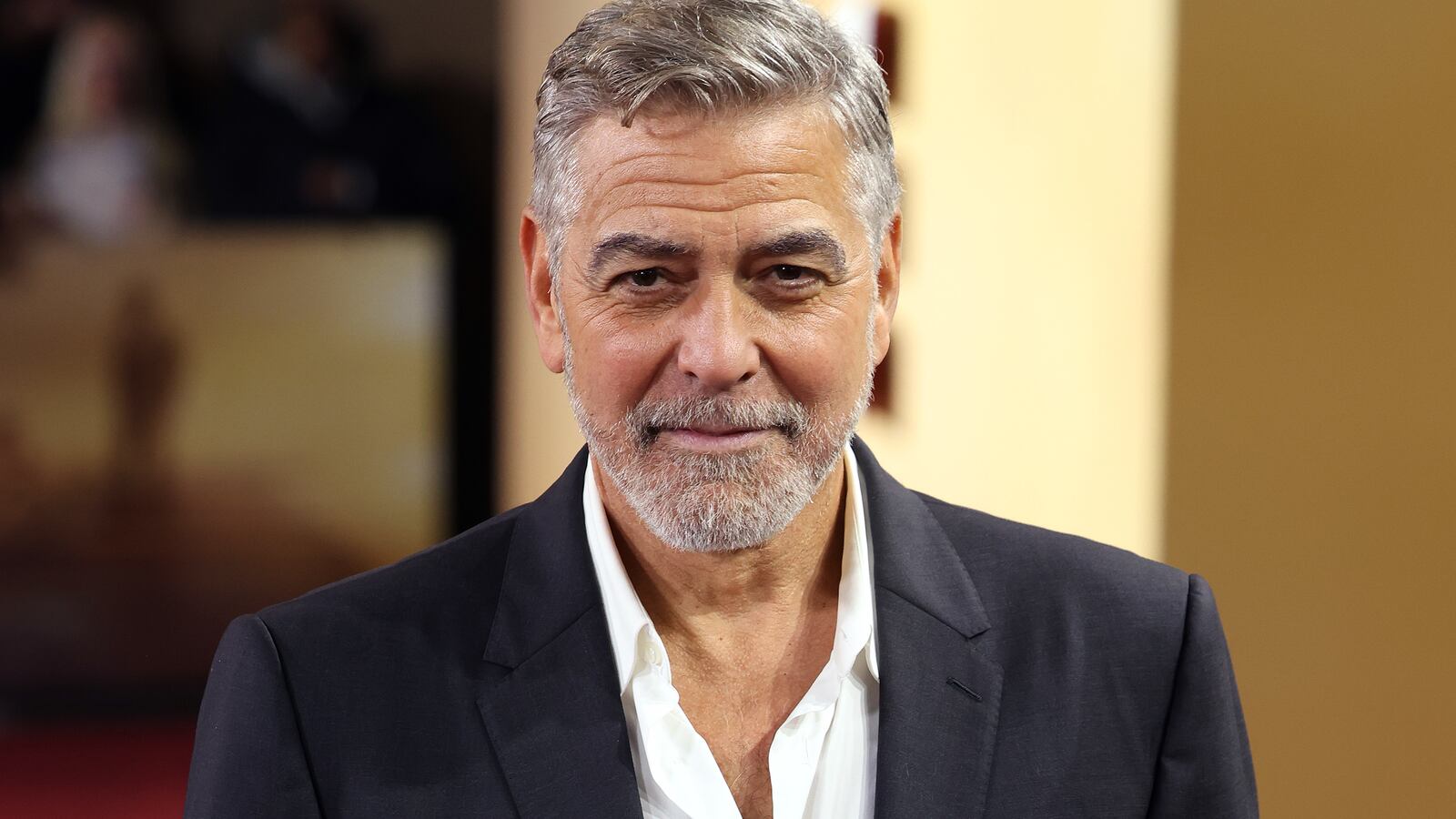 George Clooney on the red carpet in 2023.