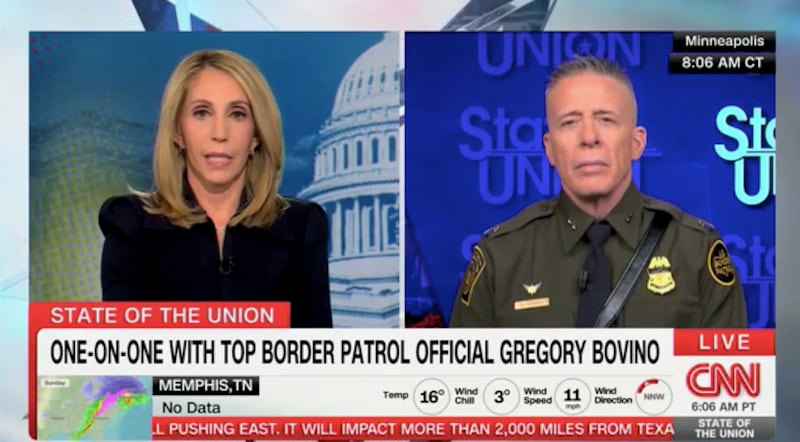 Gregory Bovino on State of the Union with Dana Bash