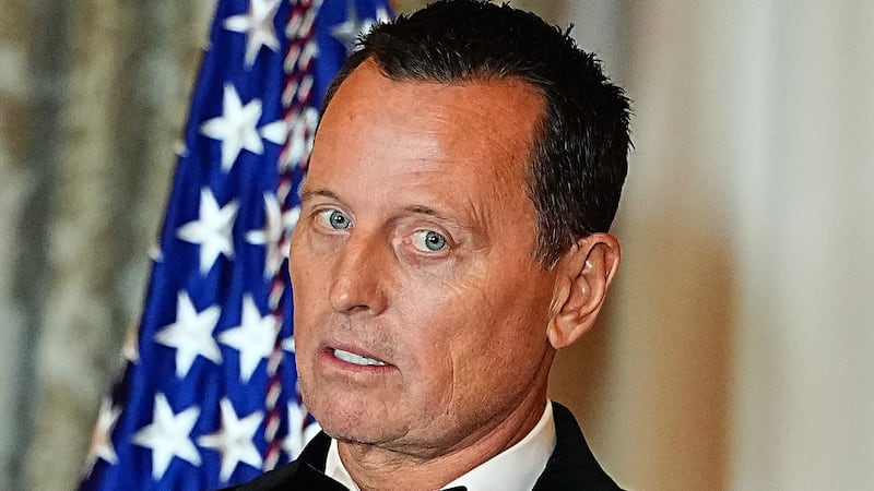 U.S. Special Presidential Envoy for Special Missions Ric Grenell delivers remarks during the State Department Kennedy Center Honors medal presentation dinner at the U.S. Department of State on December 06, 2025 in Washington, DC.