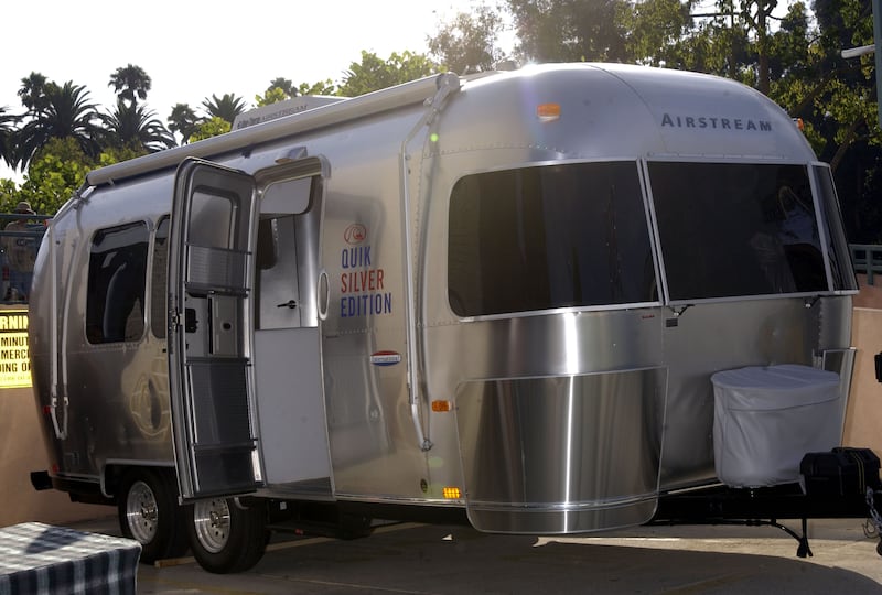 Airstream trailer.