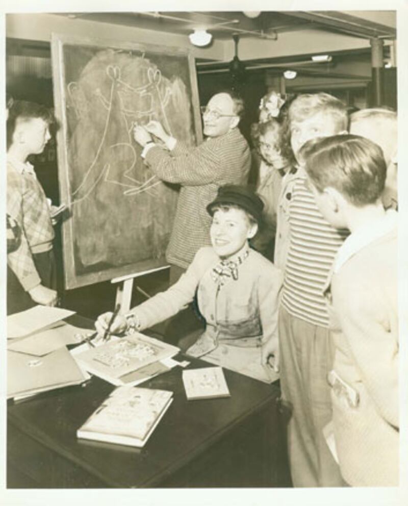 galleries/2010/03/24/curious-george-escapes-the-nazis/curious-george-saves-the-day---margret-and-ha-rey-book-signing_d0hnfg