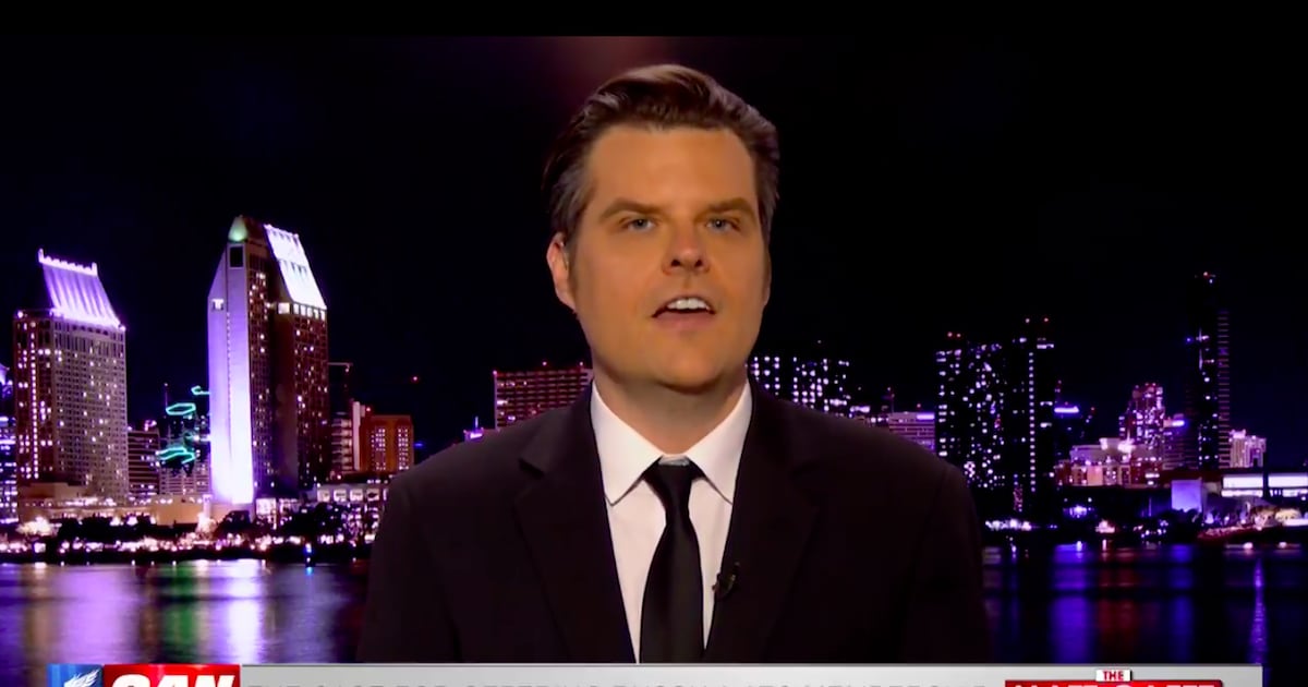 Matt Gaetz Has an Idea for How to End Russia-Ukraine War