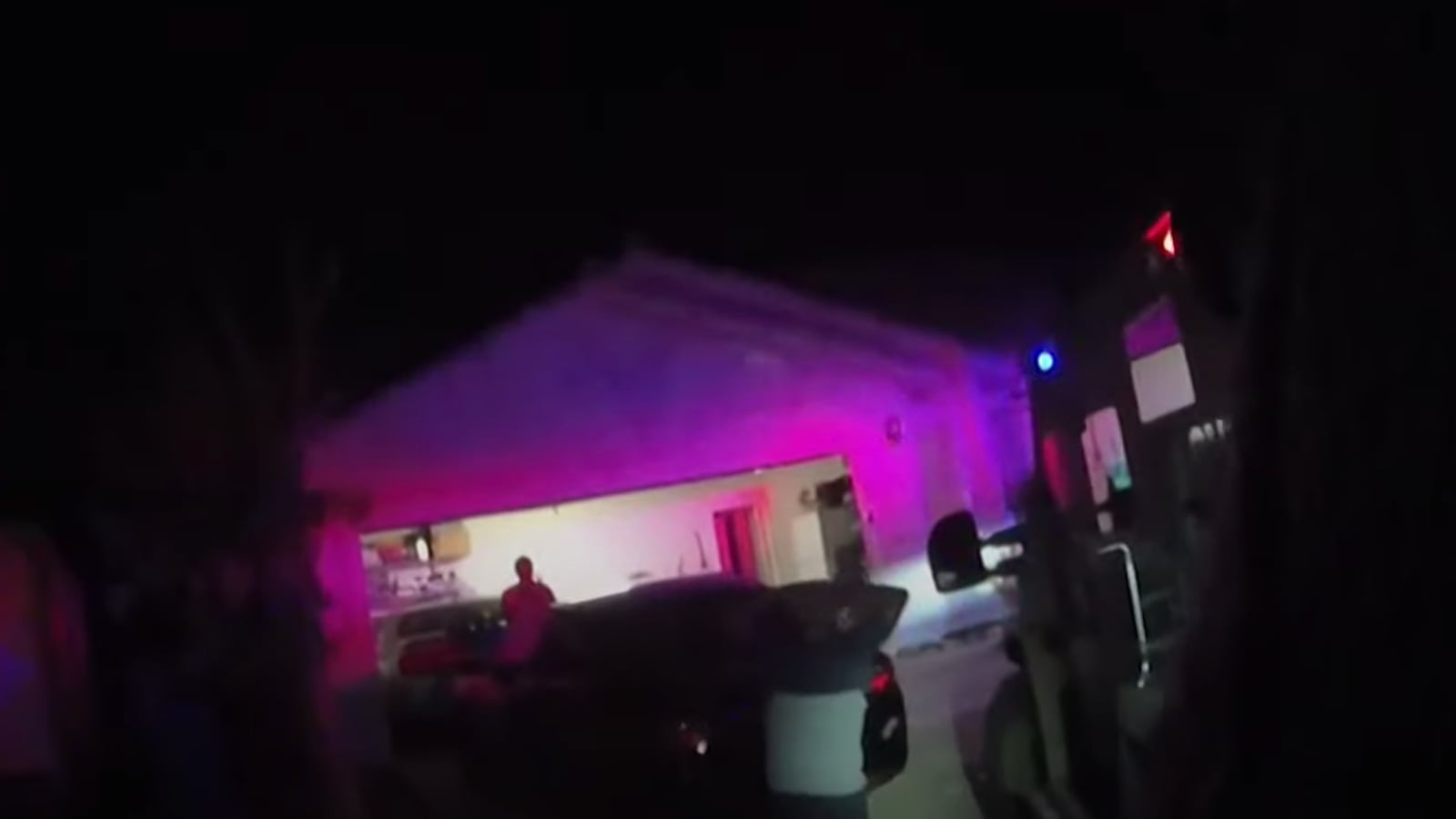 Bodycam footage from Las Vegas SWAT officers shows a couple being detained during a raid on a house linked to the investigation into Tupac Shakur’s death.