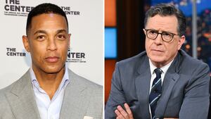 Don Lemon and Stephen Colbert