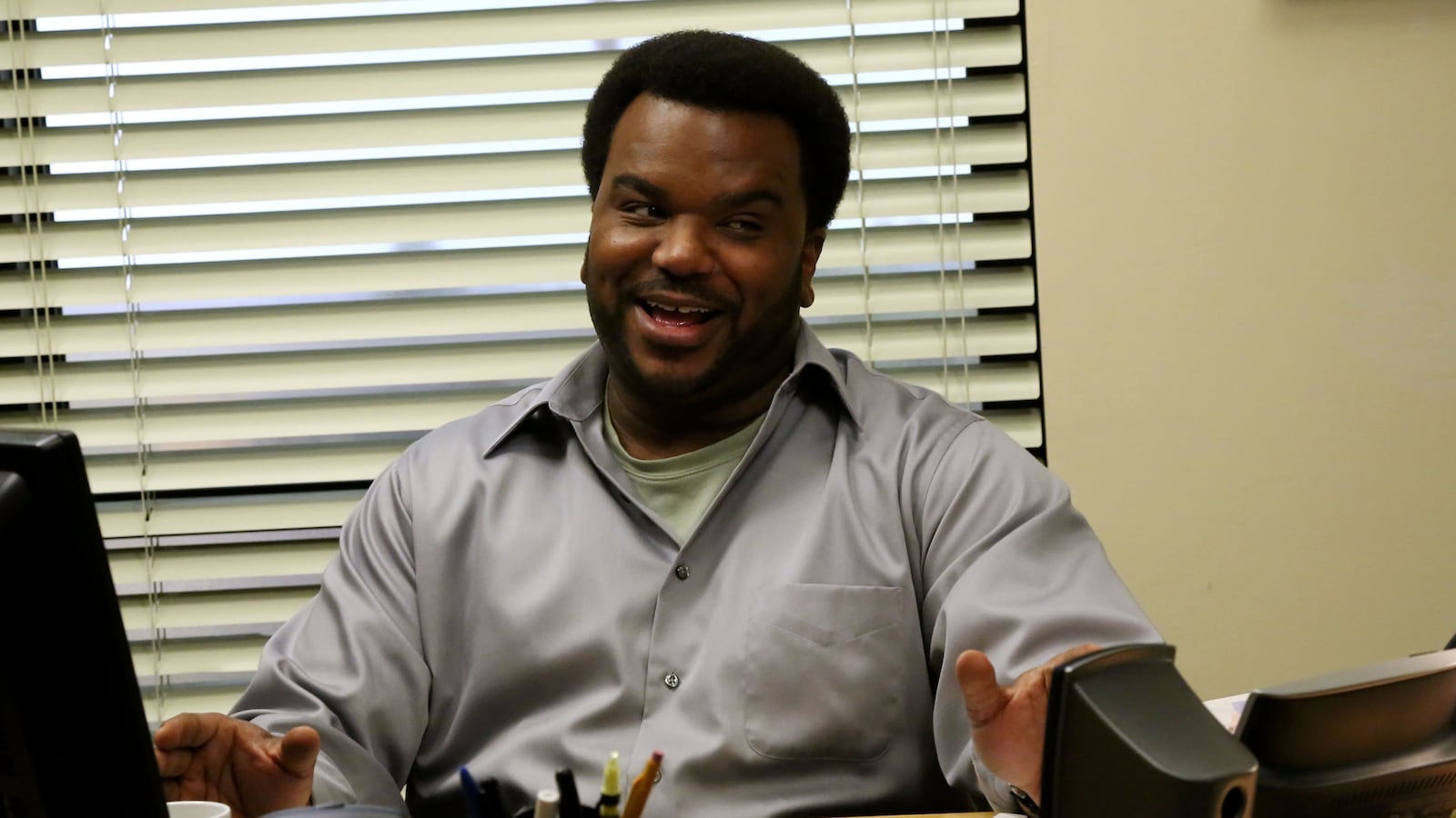 THE OFFICE -- "Stairmageddon" Episode 919 -- Pictured: Craig Robinson as Darryl Philbin-- (Photo by: Byron Cohen/NBCU Photo Bank/NBCUniversal via Getty Images via Getty Images)