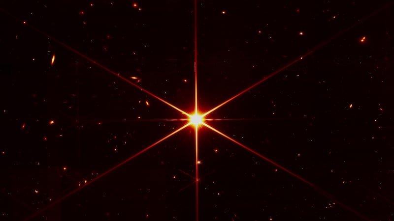 NASA James Webb Space Telescope Took Bright New Image of a Star in Show ...