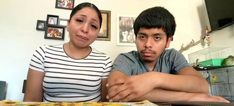 Mom and son