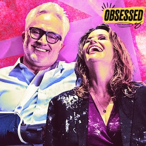 Bradley Whitford and Amy Landecker in "For Worse" for Obsessed podcast.