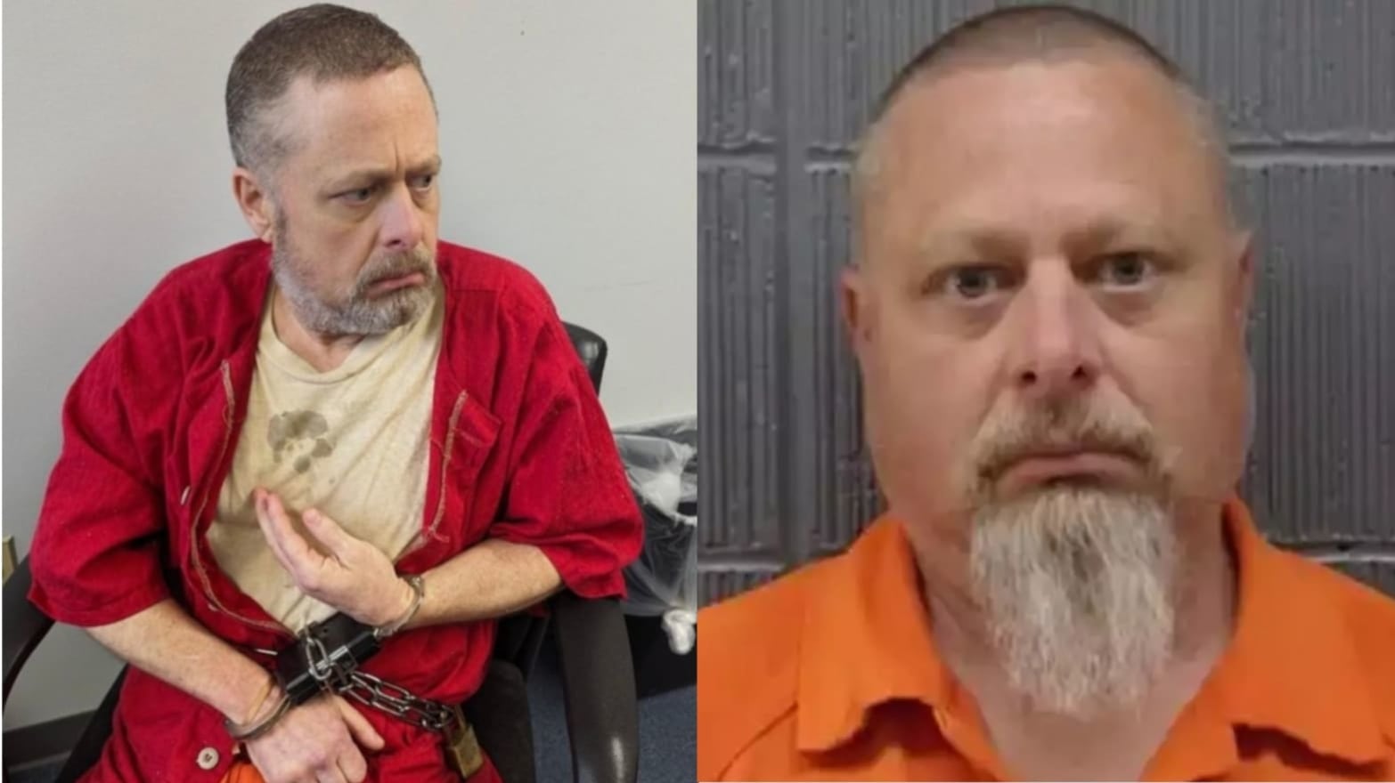 A pair of photos of alleged Delphi Killer Richard Allen.