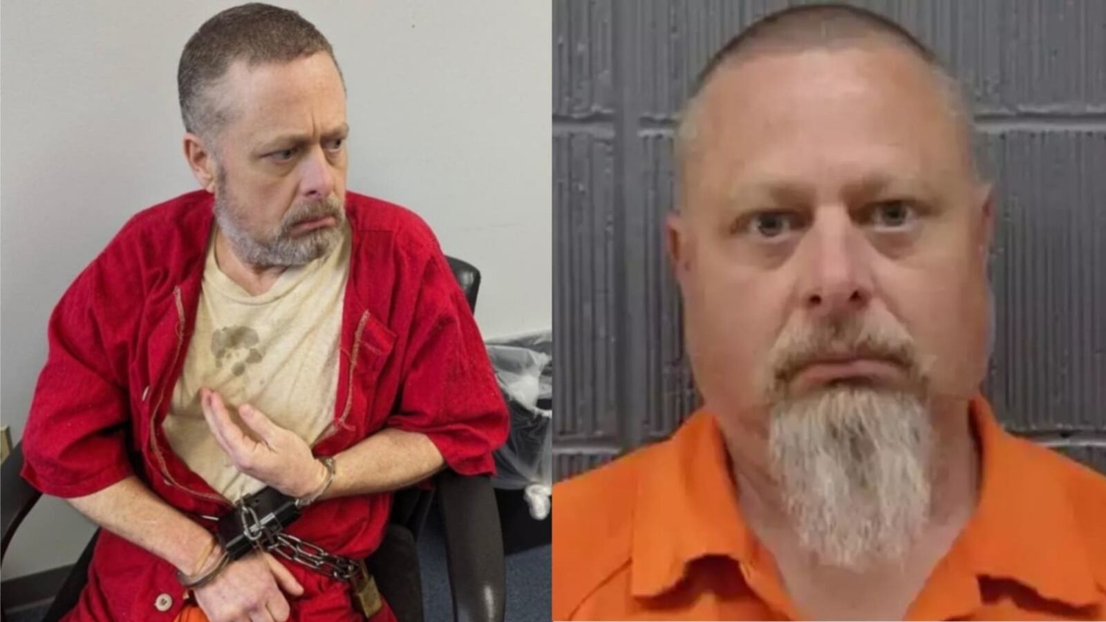 A pair of photos of alleged Delphi Killer Richard Allen.