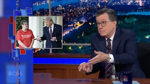 Stephen Colbert on "The Late Show"