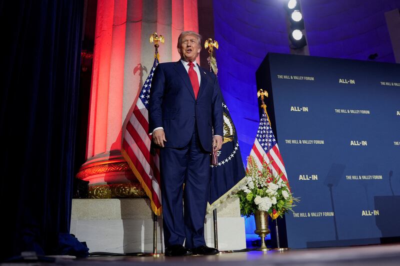 Trump seized on Gabbard's statement, in part by posting an AI-generated video of Obama being arrested in the Oval Office.