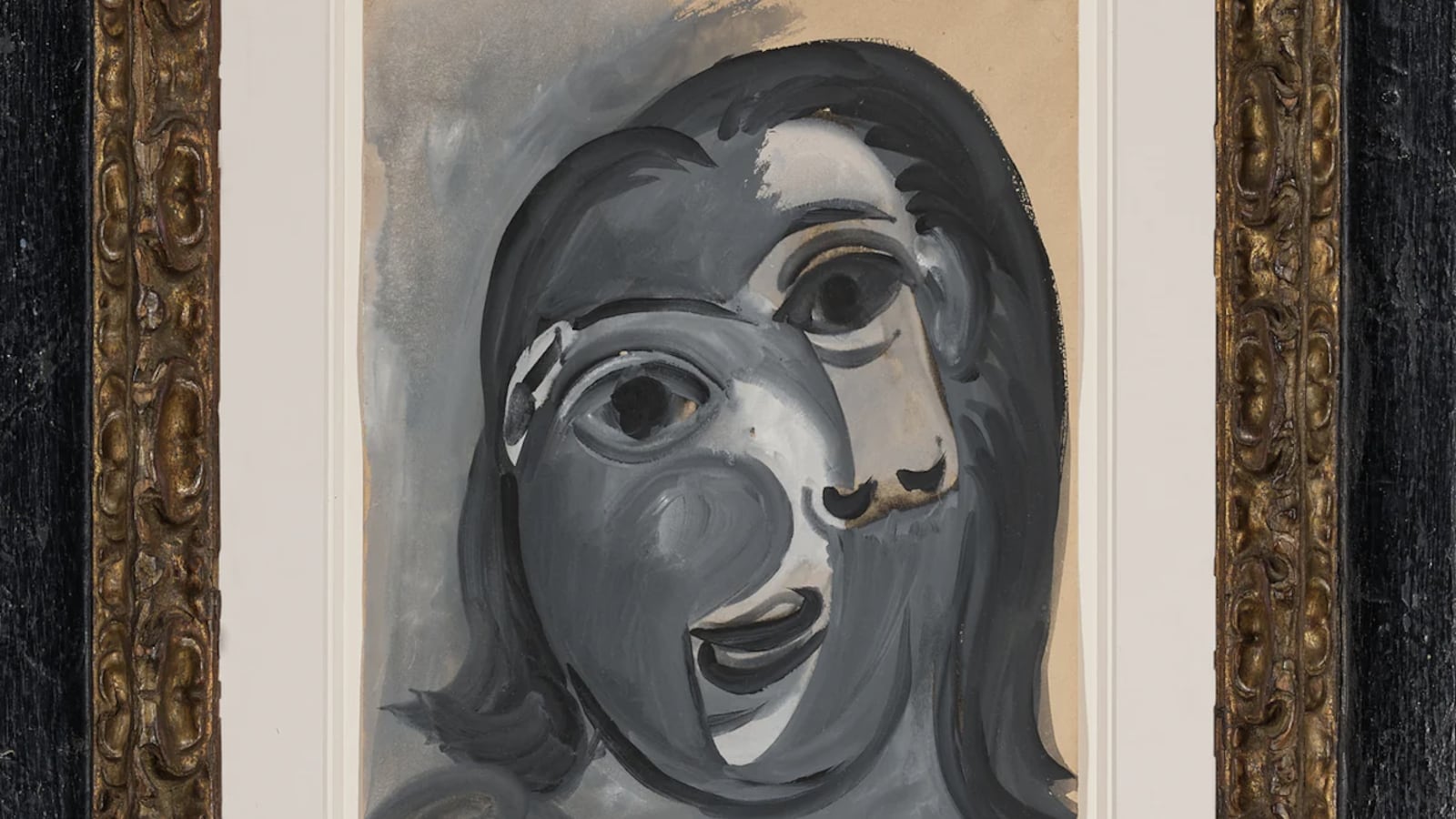 The painting auctioned off for a little more than $100. Picasso Estate Paris.