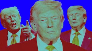 Donald Trump photo illustration, illo