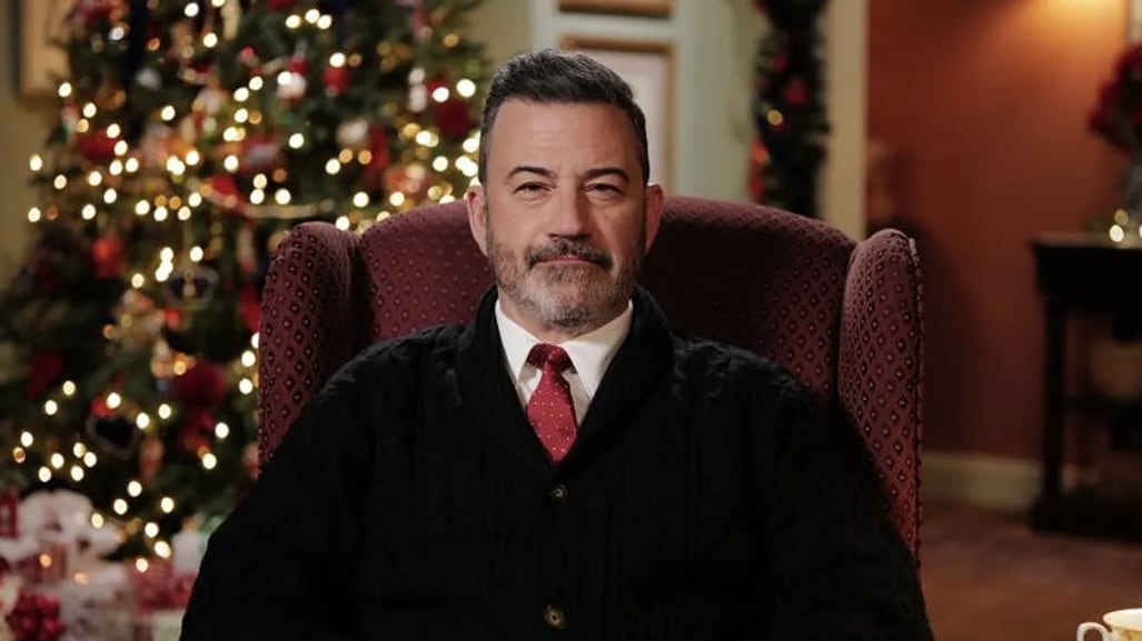 Jimmy Kimmel hosts The Alternative Christmas Message on the U.K.'s Channel 4.