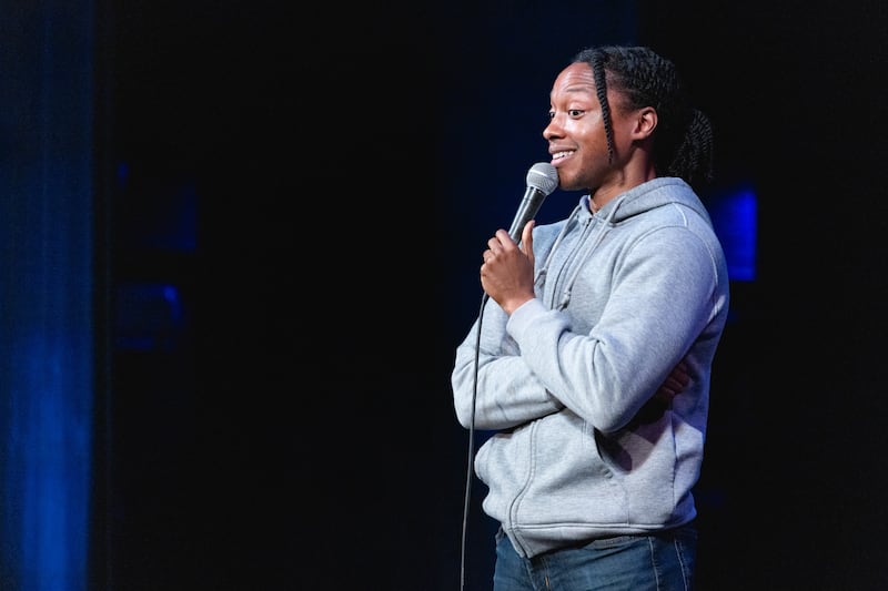 Comedian Josh Johnson performs onstage during Moontower Comedy Festival at The Paramount Theatre on April 12, 2025 in Austin, Texas. (Photo by Rick Kern/Getty Images)