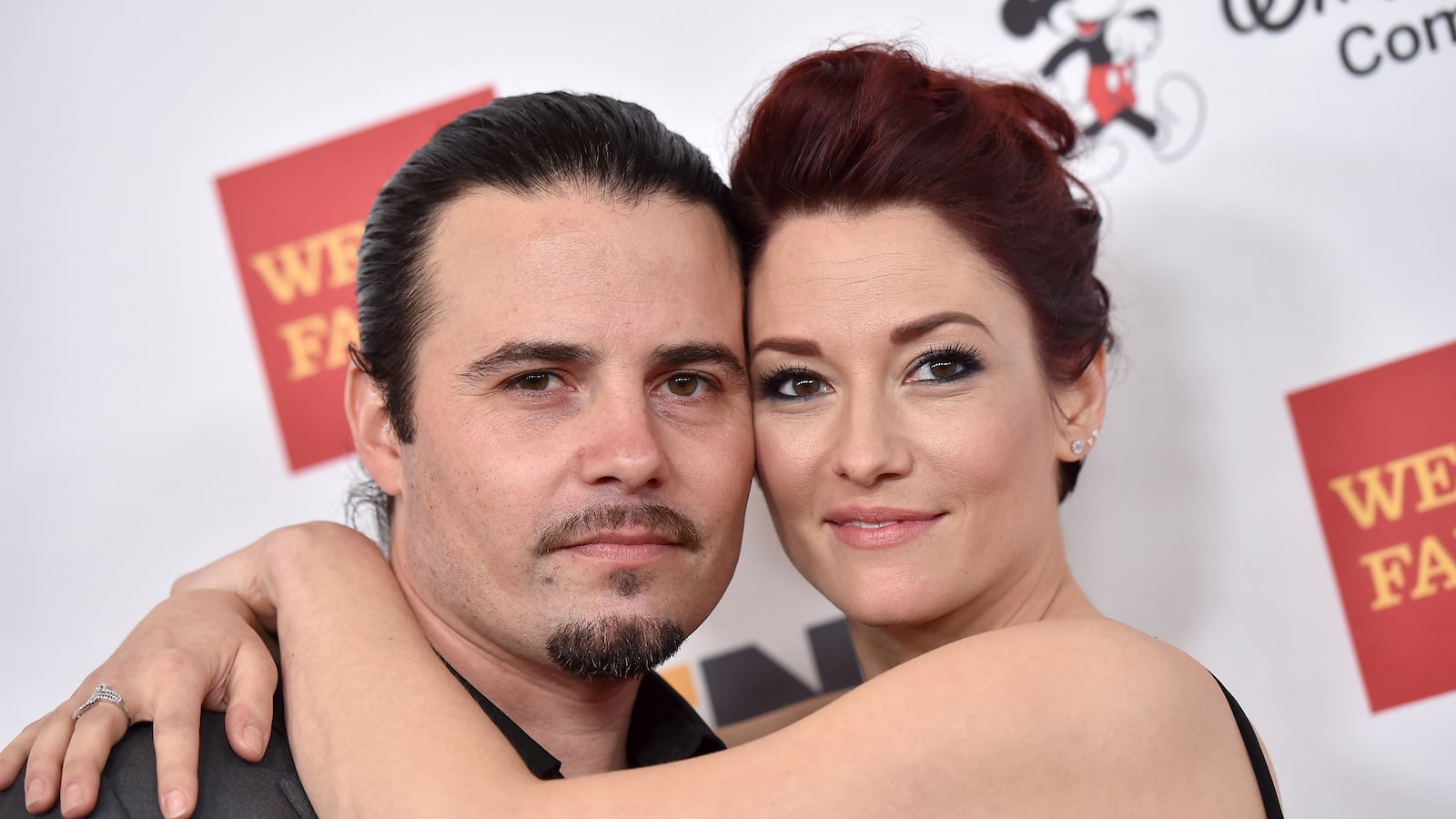 Actors Nathan West and Chyler Leigh arrive at the 2017 GLSEN Respect Awards at the Beverly Wilshire Four Seasons Hotel on October 20, 2017 in Beverly Hills, California.