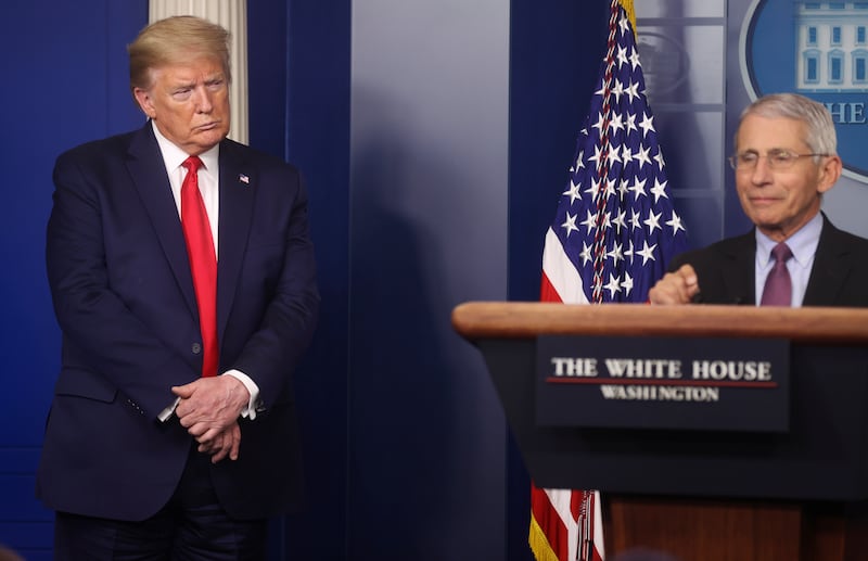 Trump and Fauci held daily coronavirus task force briefings in the early stages of the pandemic. Months later, Trump was attacking Fauci publicly.