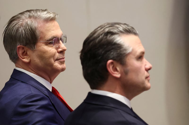 U.S. Treasury Secretary Scott Bessent and U.S. Secretary of Defense Pete Hegseth.