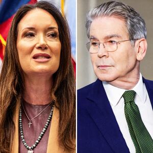 Brooke Rollins and Scott Bessent.