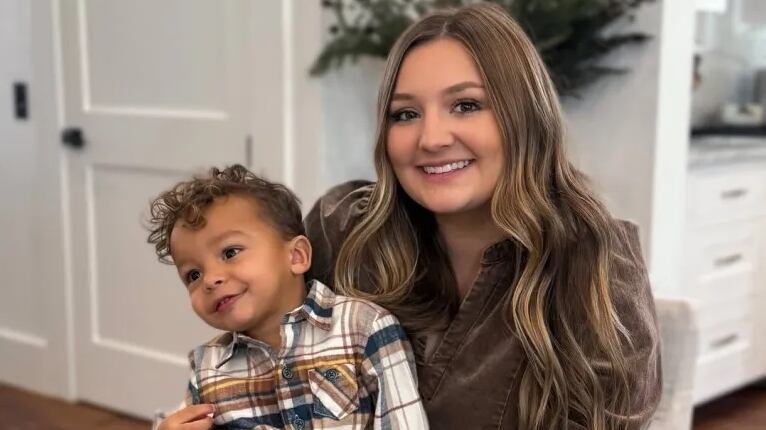 Preston and his mom Katelynn Ordone.