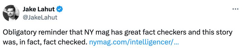 Jake Lahut on X